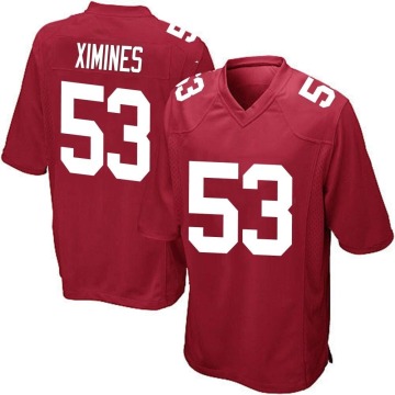 Oshane Ximines Men's Red Game Alternate Jersey