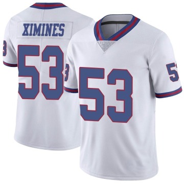 Oshane Ximines Men's White Limited Color Rush Jersey