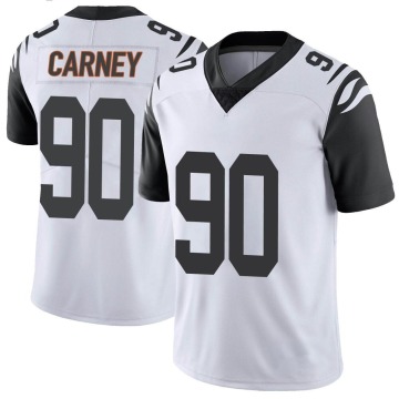 Owen Carney Youth White Limited Color Rush Vapor Untouchable Jersey