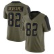 Ozzie Newsome Men's Olive Limited 2021 Salute To Service Jersey