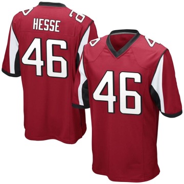 Parker Hesse Youth Red Game Team Color Jersey