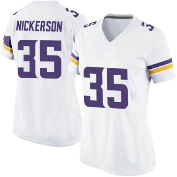 Parry Nickerson Women's White Game Jersey