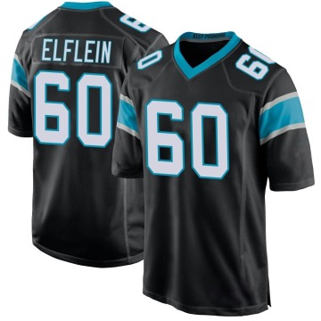 Pat Elflein Youth Black Game Team Color Jersey