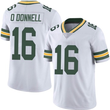 Pat O'Donnell Youth White Limited Vapor Untouchable Jersey