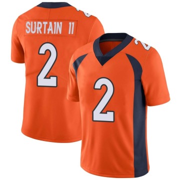 Pat Surtain II Youth Orange Limited Team Color Vapor Untouchable Jersey
