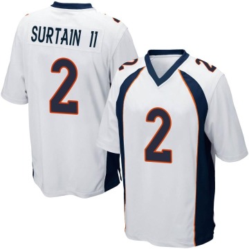 Pat Surtain II Youth White Game Jersey