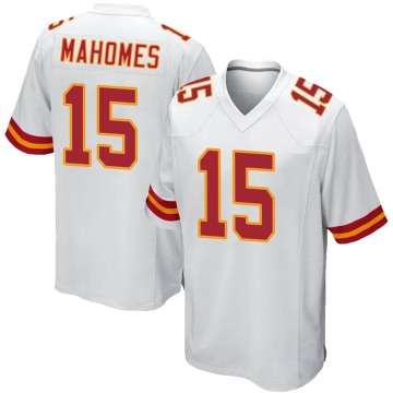 Patrick Mahomes Youth White Game Jersey