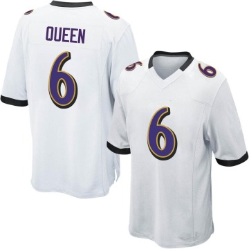 Patrick Queen Youth White Game Jersey