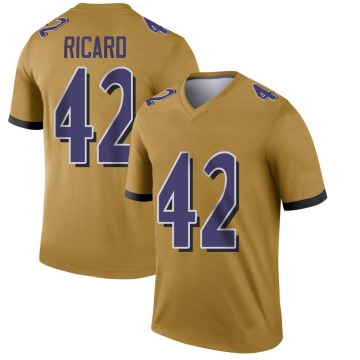 Patrick Ricard Youth Gold Legend Inverted Jersey