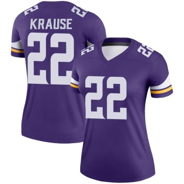 Paul Krause Women's Purple Legend Jersey