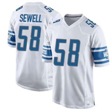 Penei Sewell Youth White Game Jersey