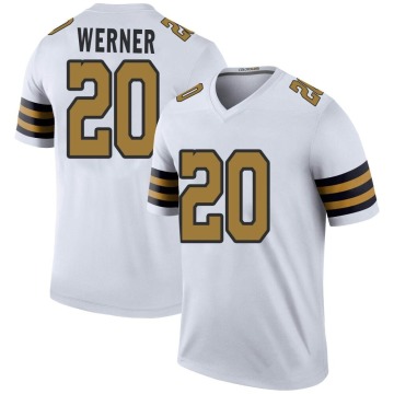 Pete Werner Youth White Legend Color Rush Jersey