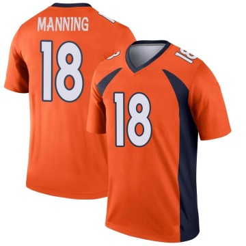 Peyton Manning Men's Orange Legend Jersey