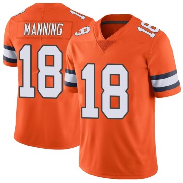 Peyton Manning Men's Orange Limited Color Rush Vapor Untouchable Jersey