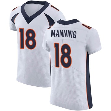 Peyton Manning Men's White Elite Vapor Untouchable Jersey