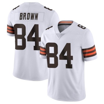 Pharaoh Brown Youth White Limited Vapor Untouchable Jersey