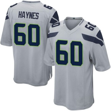 Phil Haynes Youth Gray Game Alternate Jersey