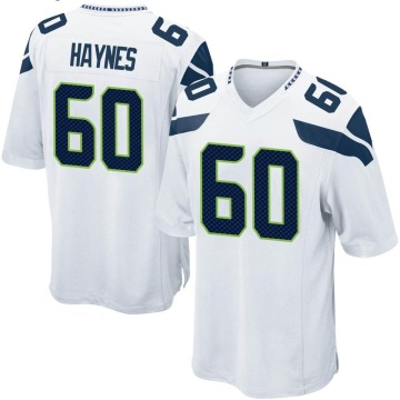 Phil Haynes Youth White Game Jersey