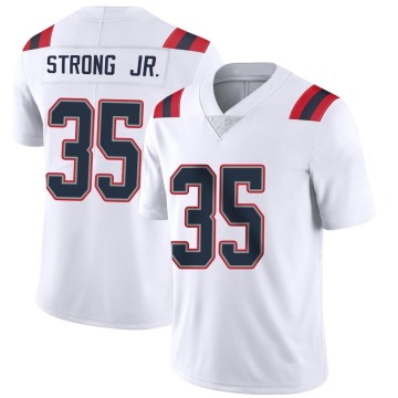 Pierre Strong Jr. Youth White Limited Vapor Untouchable Jersey