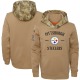 Pittsburgh Steelers Youth Khaki 2019 Salute to Service Therma Pullover Hoodie