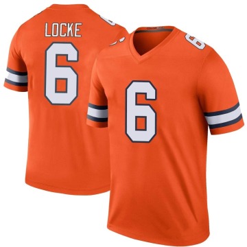 P.J. Locke Men's Orange Legend Color Rush Jersey