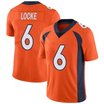 P.J. Locke Men's Orange Limited Team Color Vapor Untouchable Jersey