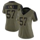 Prince Emili Women's Olive Limited 2021 Salute To Service Jersey