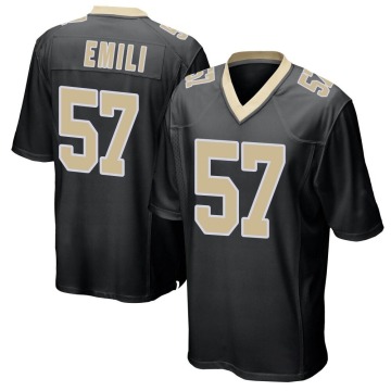 Prince Emili Youth Black Game Team Color Jersey
