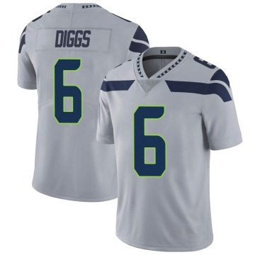 Quandre Diggs Youth Gray Limited Alternate Vapor Untouchable Jersey