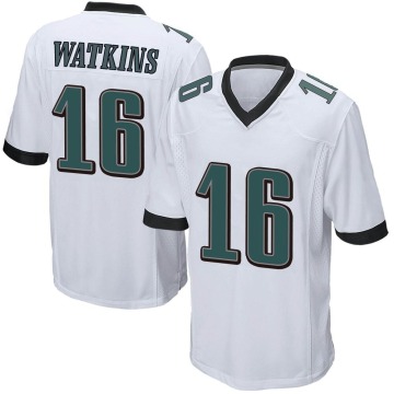 Quez Watkins Youth White Game Jersey