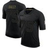 Quinn Bailey Men's Black Limited 2020 Salute To Service Jersey