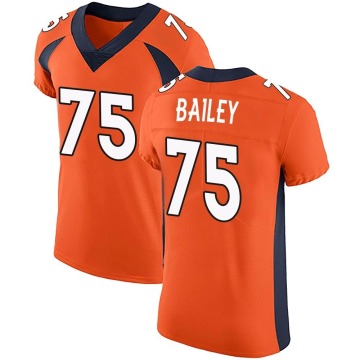 Quinn Bailey Men's Orange Elite Team Color Vapor Untouchable Jersey