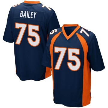 Quinn Bailey Youth Navy Blue Game Alternate Jersey