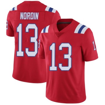 Quinn Nordin Youth Red Limited Vapor Untouchable Alternate Jersey