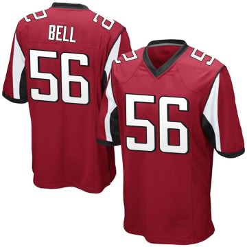 Quinton Bell Men's Red Game Team Color Jersey