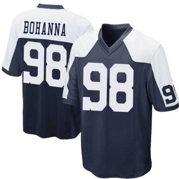 Quinton Bohanna Youth Navy Blue Game Throwback Jersey