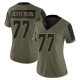 Quinton Jefferson Women's Olive Limited 2021 Salute To Service Jersey