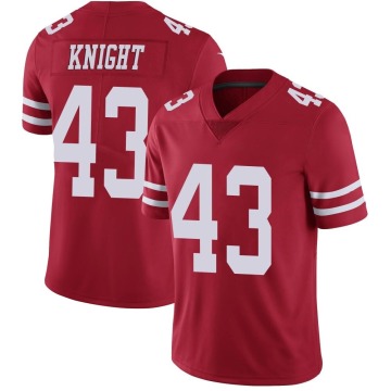 Qwuantrezz Knight Youth Red Limited Team Color Vapor Untouchable Jersey