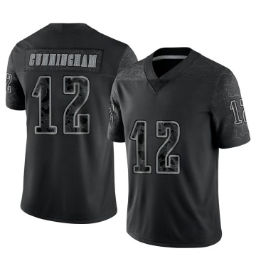 Randall Cunningham Youth Black Limited Reflective Jersey
