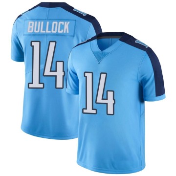 Randy Bullock Youth Light Blue Limited Color Rush Jersey