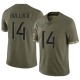 Randy Bullock Youth Olive Limited 2022 Salute To Service Jersey