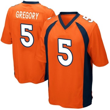 Randy Gregory Men's Orange Game Team Color Jersey