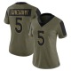 Randy Gregory Women's Olive Limited 2021 Salute To Service Jersey