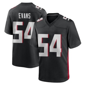 Rashaan Evans Men's Black Game Alternate Jersey