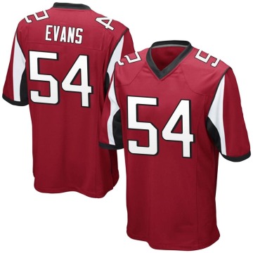 Rashaan Evans Youth Red Game Team Color Jersey