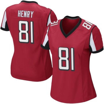 Ra'Shaun Henry Women's Red Game Team Color Jersey