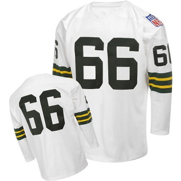 Ray Nitschke Men's White Authentic Throwback Jersey