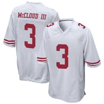 Ray-Ray McCloud III Men's White Game Jersey