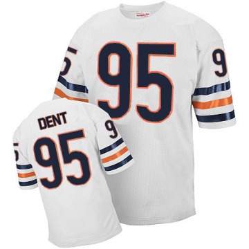 Richard Dent Men's White Authentic Throwback Jersey