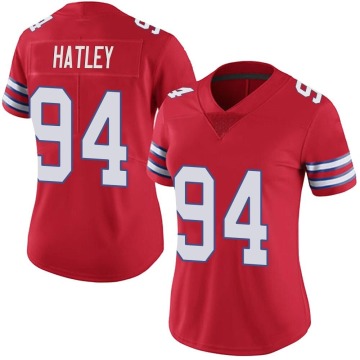 Rickey Hatley Women's Red Limited Color Rush Vapor Untouchable Jersey